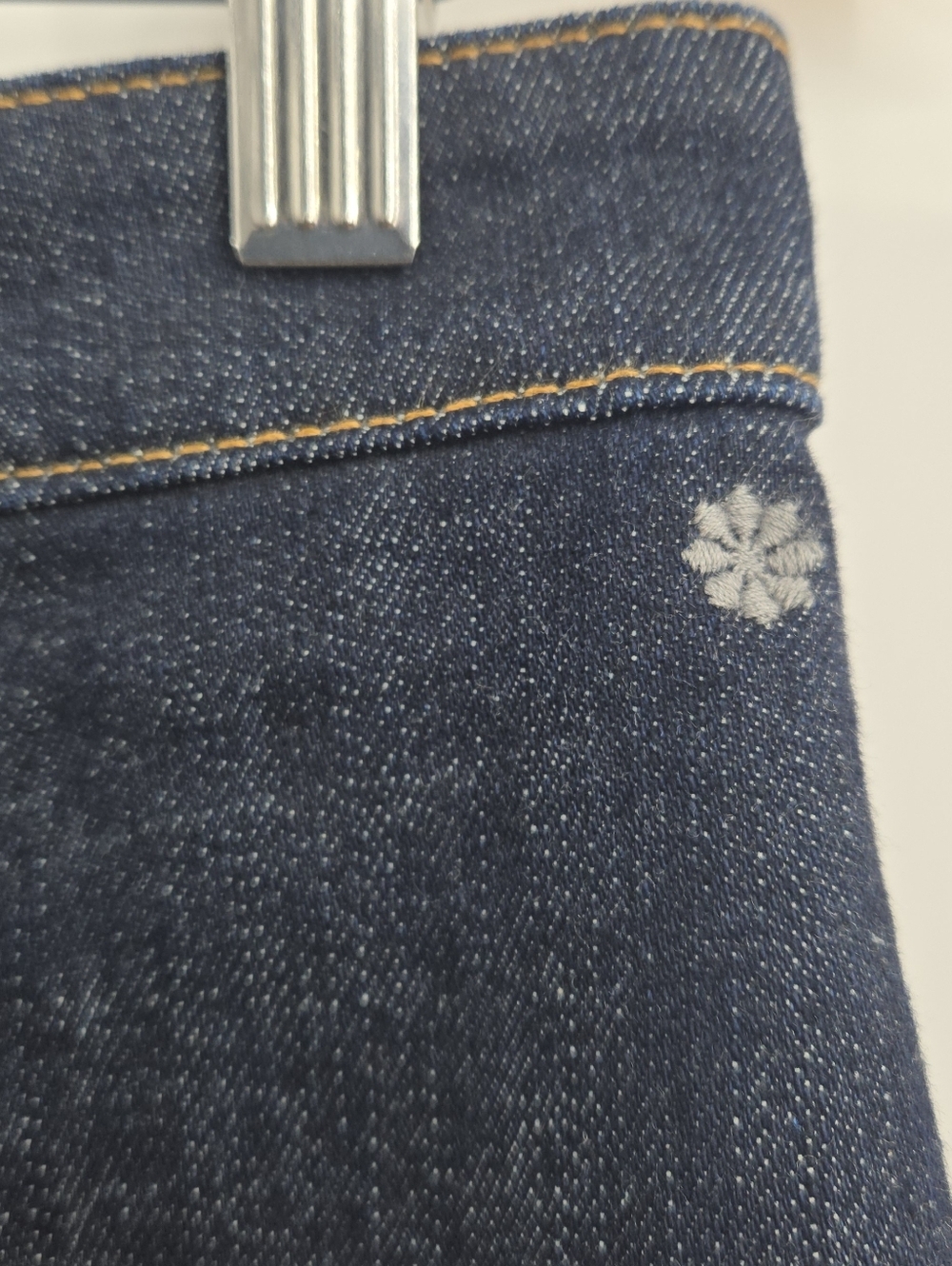 Alexa Chung A G Mini Skirt Blue Denim Button Front - Picture 6 of 14